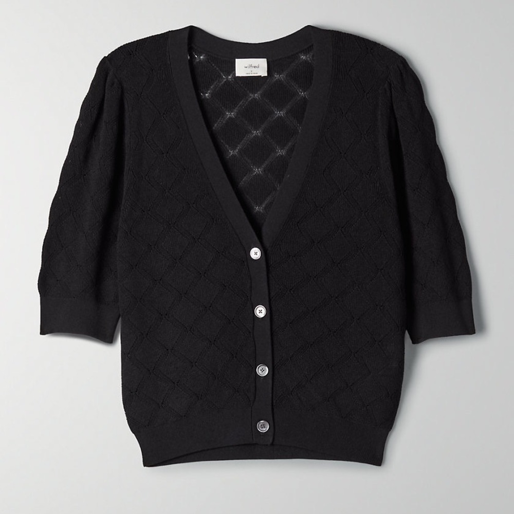 NWT Aritiza Wilfred Dainty Cardigan - S - Black